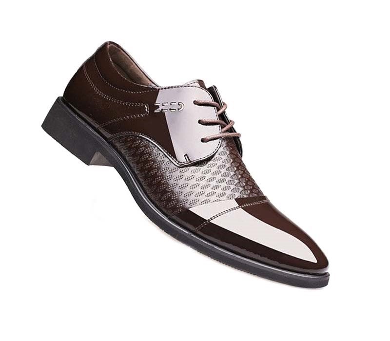 Sapatos masculinos de couro para uso formal